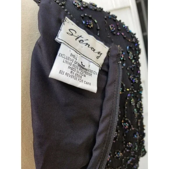 Stenay Beaded Top, Short Sleeve ~ Great for any Occasion ~ Size Large - Picture 5 of 5